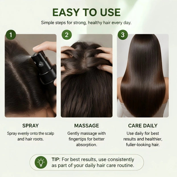 Hair Growth & Repair Spray - Nourishing Root & Scalp Treatment