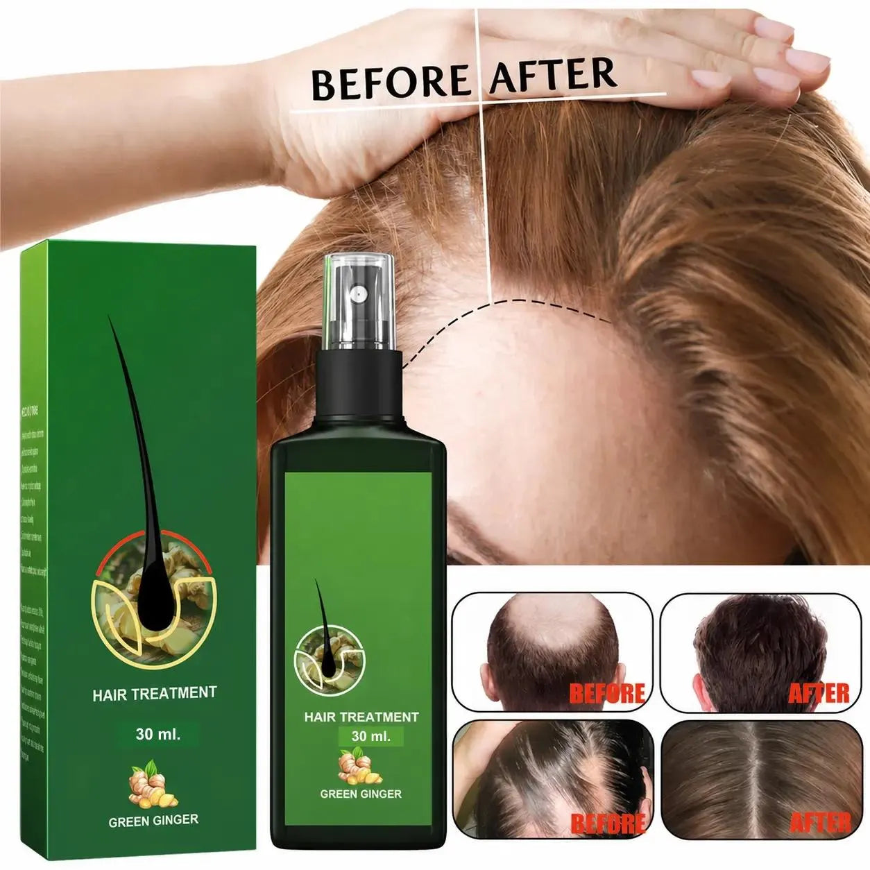 Hair Growth & Repair Spray - Nourishing Root & Scalp Treatment